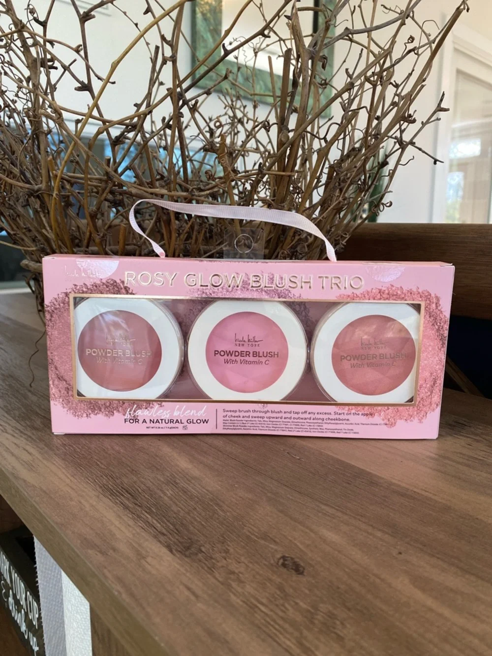 🍀 Rosy Glow Blush Trio - Pink Powder Blush Set